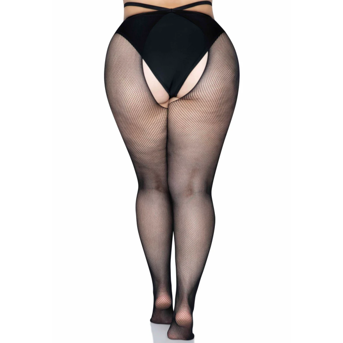 COLLANTS RÉSILLE LANIÈRES CROISÉES +SIZE