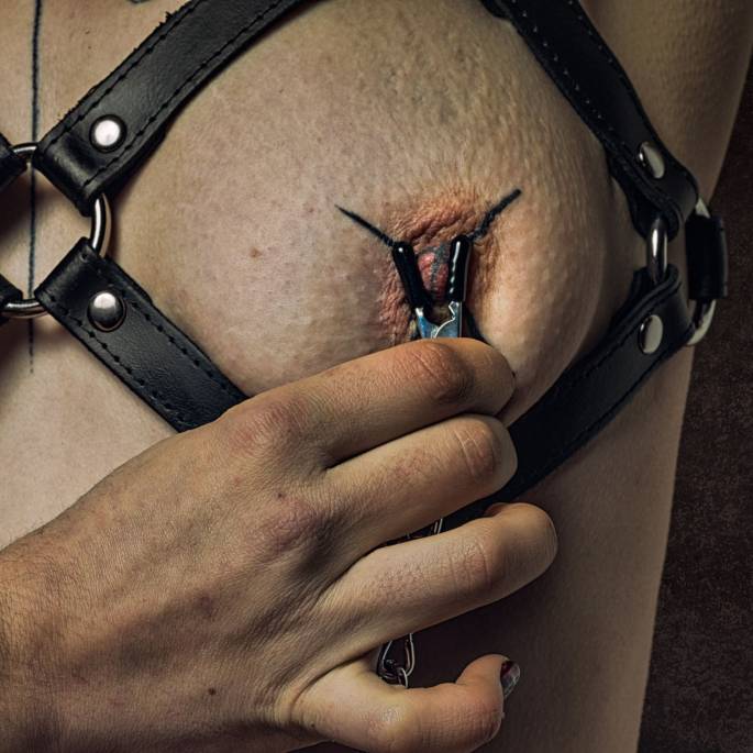 BREAST CLAMPS + CHAIN