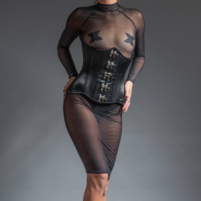 SERRE-TAILLE ATTACHES CROCHET