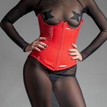 HAARREIF AUS ROTEM VINYL