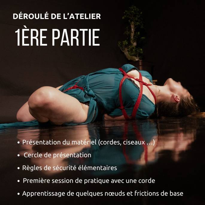 Atelier découverte et initiation au SHIBARI | Billet pour 2 personnes