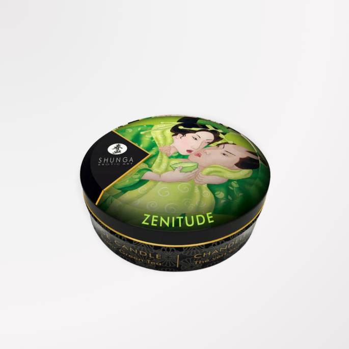 Mini Bougie de Massage Thé Vert Exotique - Shunga