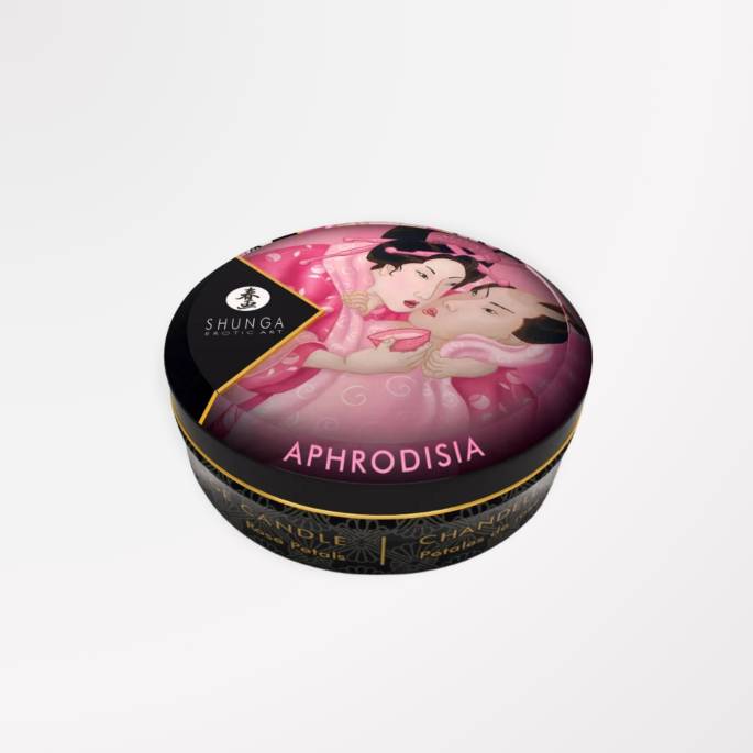Mini Bougie de Massage Pétales de Rose - Shunga