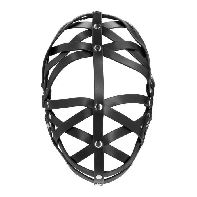MASQUE CAGE SIMILI CUIR