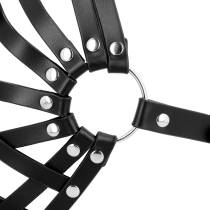 MASQUE CAGE SIMILI CUIR