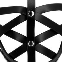 MASQUE CAGE SIMILI CUIR