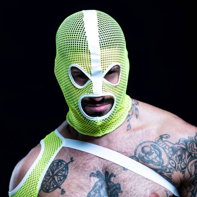 CAGOULE RÉSILLE JAUNE T.U