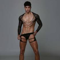 BOLERO RÉSILLE NOIR