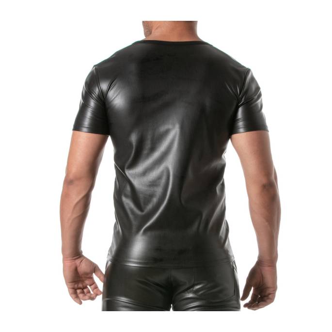 T-SHIRT IMITATION CUIR