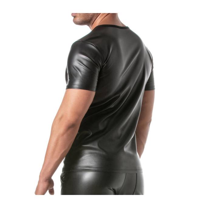 T-SHIRT IMITATION CUIR
