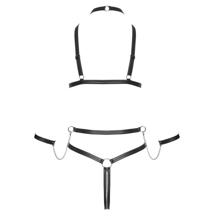 BODY HARNAIS CONTRAINTE NOIR