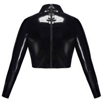 TOP LATEX OUVERT POITRINE