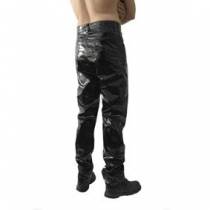 PANTALONES DE VINILO NEGRO