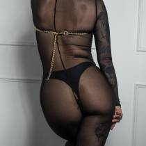 HARNAIS COLLIER + CHAINES DORÉ