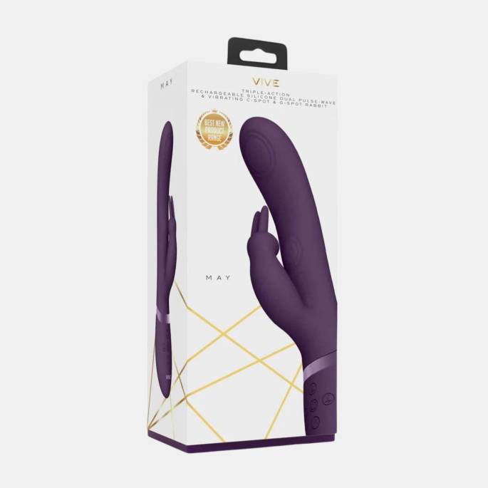 VIBRO "MAY" PULSE C-SPOT&G-SPOT+RABBIT