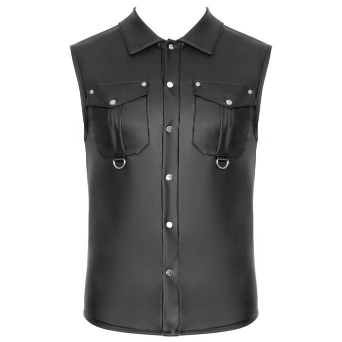 CHEMISE SANS MANCHE WETLOOK