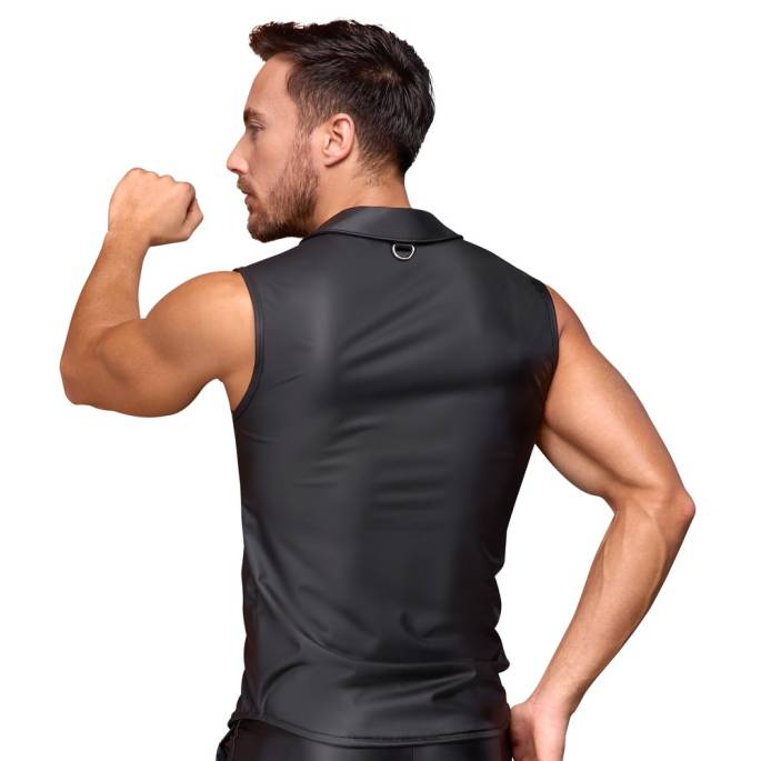 CHEMISE SANS MANCHE WETLOOK