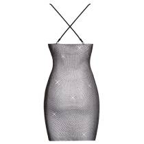 ROBE FILET STRASS T.U