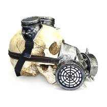 MASQUE À GAZ + LUNETTES SILVER