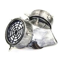 MASQUE À GAZ + LUNETTES SILVER