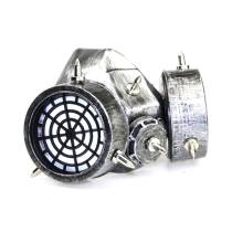 MASQUE À GAZ + LUNETTES SILVER