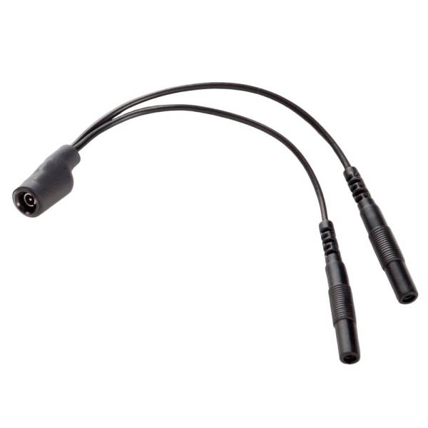 ADAPTATEUR MYSTIM 2FICHES 2MM RONDES