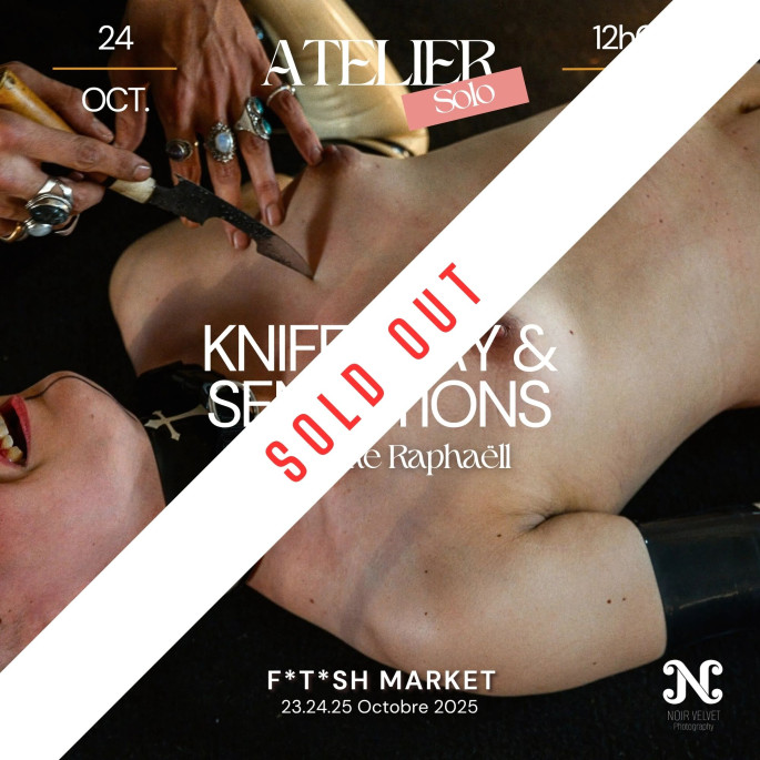 Atelier -Knife Play & sensations | Billet pour 1 personne - Fetish week