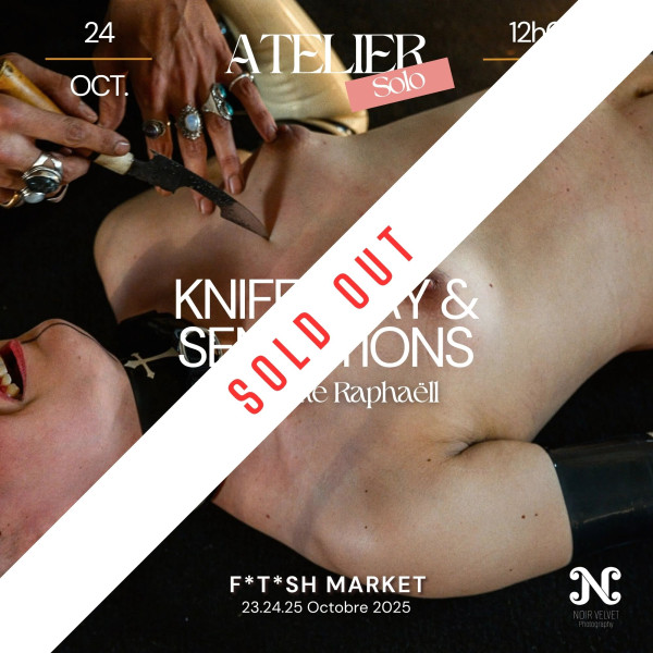 Atelier -Knife Play & sensations | Billet pour 1 personne - Fetish week