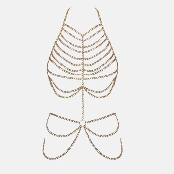 CHAÎNE DE BUSTE DORÉE T.U