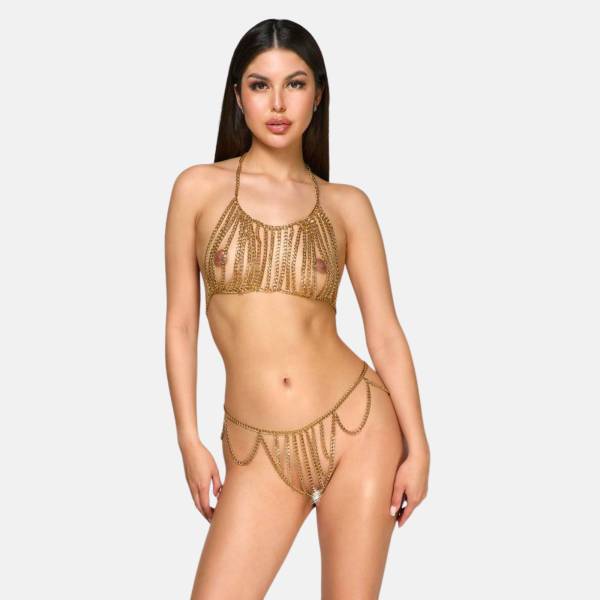 BIKINI CHAÎNE DORÉ T.U
