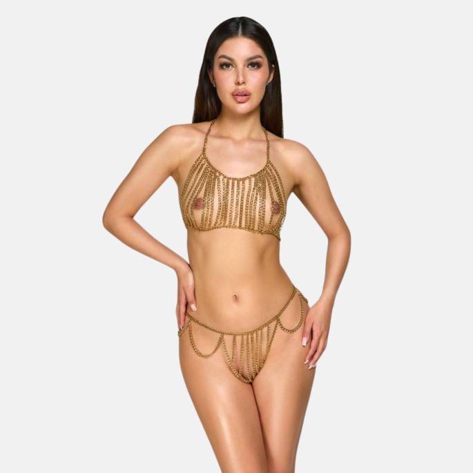 BIKINI CHAÎNE DORÉ T.U
