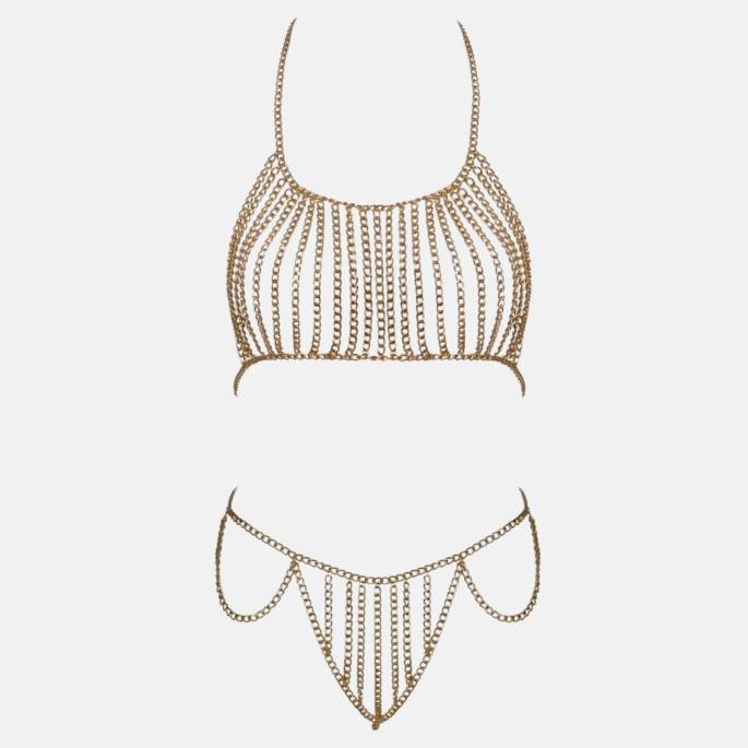 BIKINI CHAÎNE DORÉ T.U