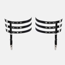 JARRETIÈRES 3 BANDES STRASS