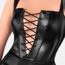 MINI ROBE ÉVASÉE LAÇAGE AVANT