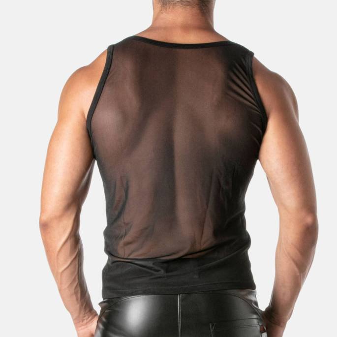 DÉBARDEUR MESH NOIR