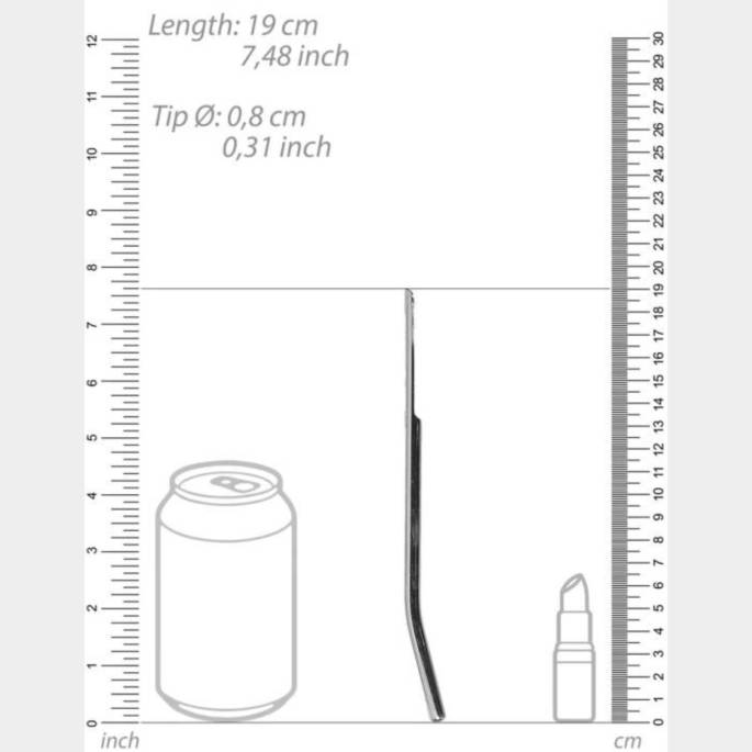 TIGE URETRE STAINLESS 19.00 X 0.80CM