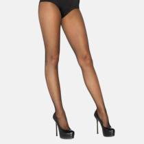 COLLANTS SPANDEX NOIRS MICRORÉSILLE