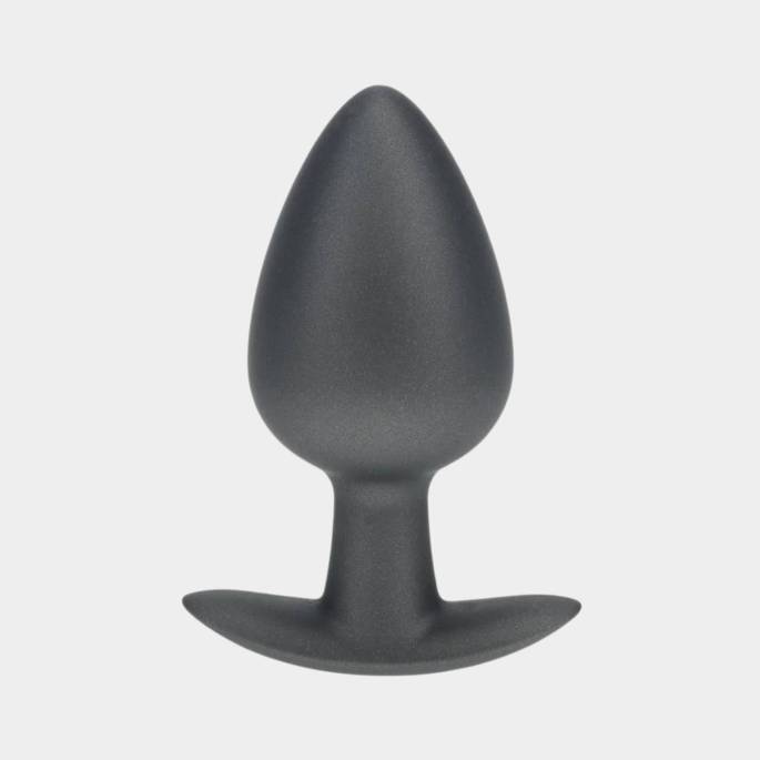 PLUG SILICONE LARGE - GUNMETAL