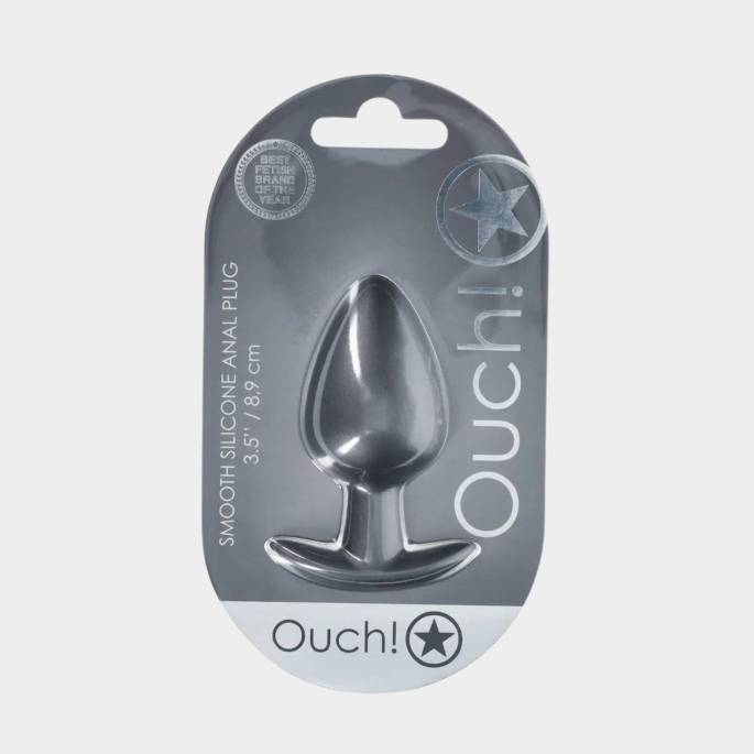 PLUG SILICONE LARGE - GUNMETAL