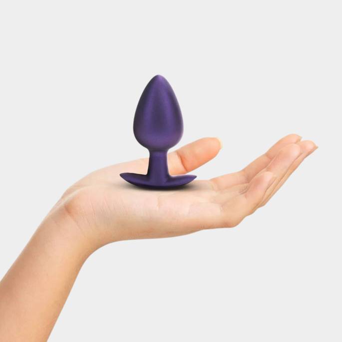 PLUG SILICONE LARGE - METALLIC PURPLE
