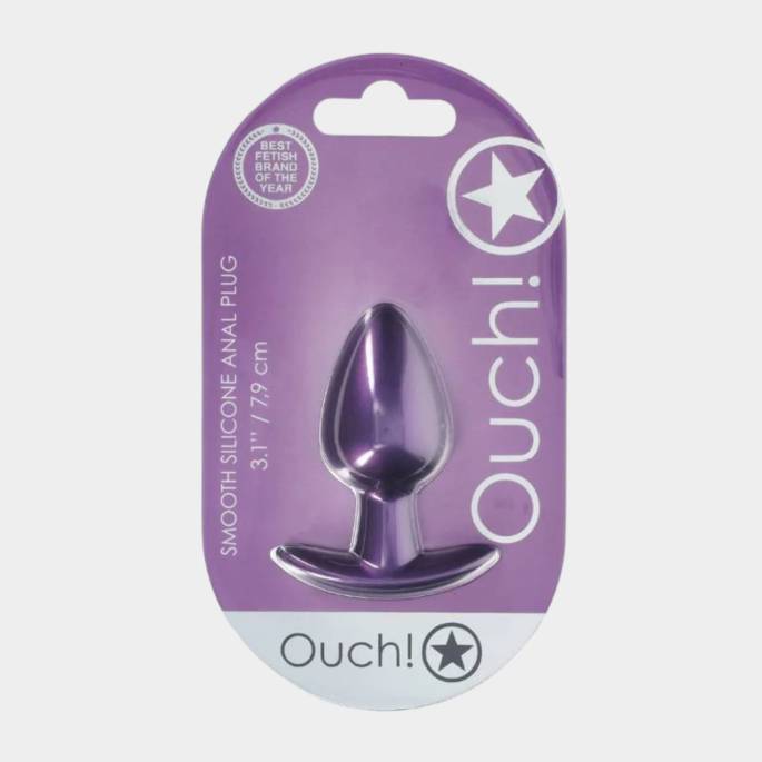 PLUG SILICONE MEDIUM - METALLIC PURPLE