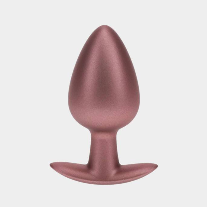 PLUG SILICONE LARGE - GOLD ROSE