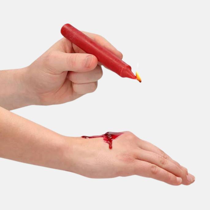 MINIS BOUGIES CIRE ROUGE X4