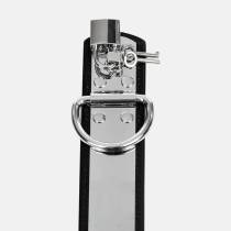 CHEVILLÈRES CUIR+MÉTAL CADENASSABLES