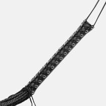 MARTINET 12 LANIÈRES TRESSÉES NOIR