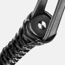 MARTINET 12 LANIÈRES TRESSÉES NOIR