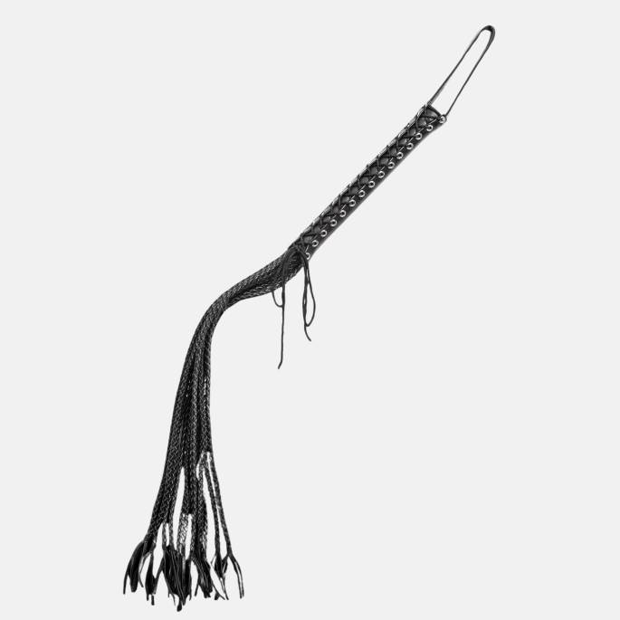 MARTINET 12 LANIÈRES TRESSÉES NOIR