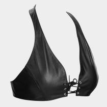 BRASSIÈRE CUIR LACET