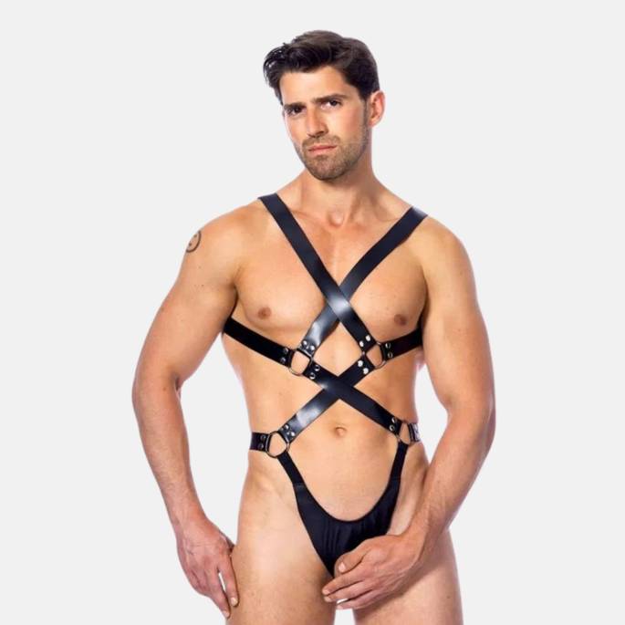 HARNAIS HOMME STRING OUVERT T.U
