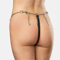 STRING CUIR CHAINES AMOVIBLES T.U